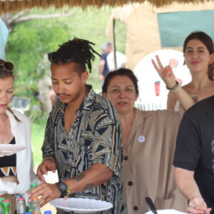 happy guests on safari to Selous