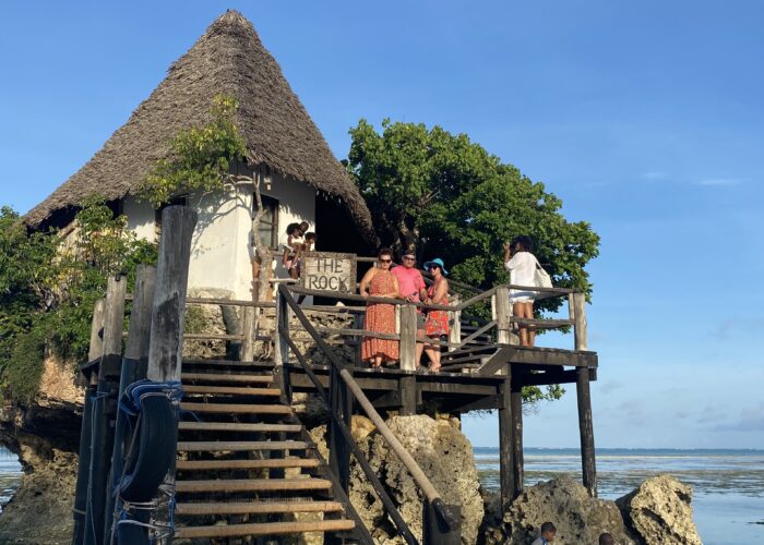 the rock restaurant visit on the our expedition Tanzania safaris and Zanzibar holidays,